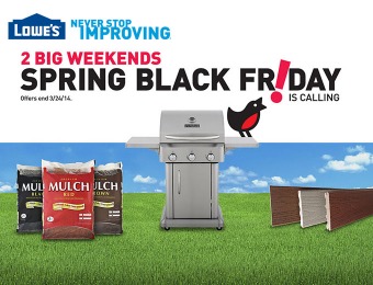Lowes Spring Black Friday 2 Week Sale Event - Tons of Great Deals