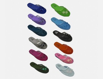 72% off 4 Pair Assorted Mesh Chinese Slippers