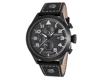 91% off Invicta 17017 I-Force Leather Men's Watch