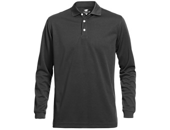 91% off Wedge Mesh Golf Polo Long Sleeve Men's Shirt, 2 Colors