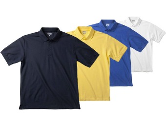 67% off Zorrel Sonoma Dri-Balance Short Sleeve Men's Pique Polo Shirt