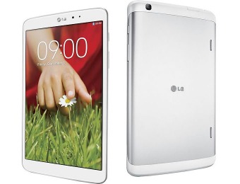 $50 off LG G Pad 8.3 Tablet, 16GB / White, LGV500.AUSAWH