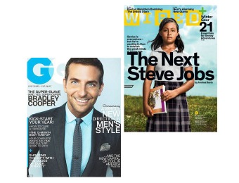 91% off Wired & GQ Bundle Subscription, $9.99 / 24 Issues