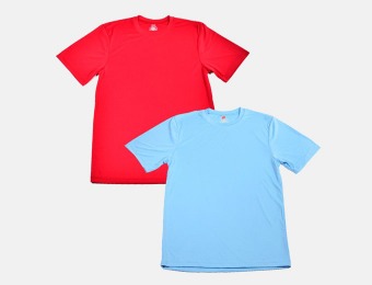 80% off 2-Pack Hanes Cool Dri Short Sleeve Men's T-Shirts