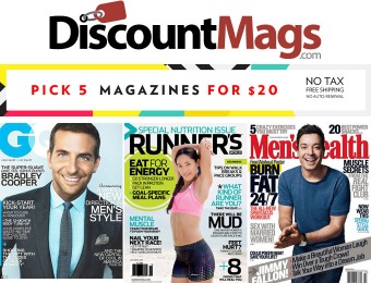 DiscountMags 5 for $20 Magazine Subscription Sale - 50 Titles