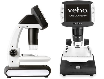 $50 off Veho Digital 1200x Zoom Microscope w/ 3.5" View Screen