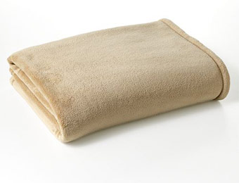 90% Off Solid Plush Throw Blanket, 2 Colors, 60" x 80"