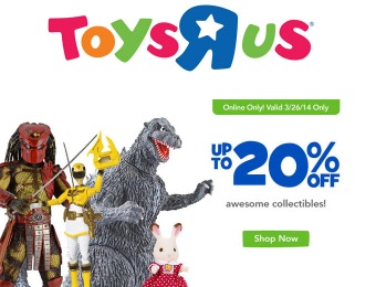 Up to 20% off Awesome Collectibles at Toys R Us