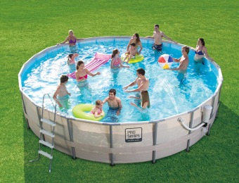 16% off Pro-Series 22 ft. x 52 in. Frame Pool with Deluxe Kit