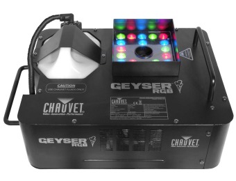 67% off Chauvet Geyser RGB Fogger and LED Effects Light, Restock