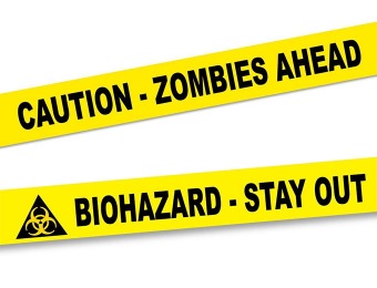 75% off Biohazard and Zombie Crime Scene Tape