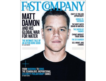 90% off Fast Company Magazine Subscription, $4.99 / 10 Issues