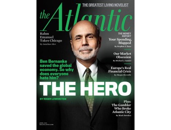 92% off The Atlantic Magazine Subscription, $4.99 / 10 Issues