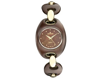 77% off Croton Brown Dial Maple Wood Women's Watch