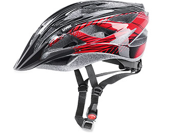 55% off uvex Xenova Bike Helmet (black/red or white/silver)
