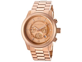 42% off Michael Kors MK8096 Rose Gold Stainless Steel Watch