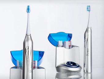 77% off Diamond 2.0 Ultrasonic Toothbrush and UV Sanitizer