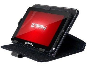 69% off Linsay F-7HD2CORE 7" HD Tablet with Leather Case