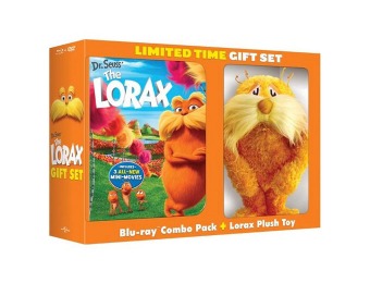 68% off Dr. Seuss The Lorax Blu-ray Combo With Plush Toy