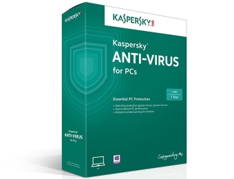 92% off Kaspersky Anti-Virus 2014 - 3 PCs