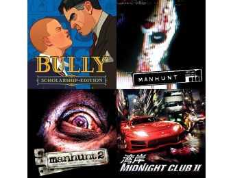 $43 off Bully + Manhunt+ Manhunt 2 + Midnight Club 2 (Online Game Code)