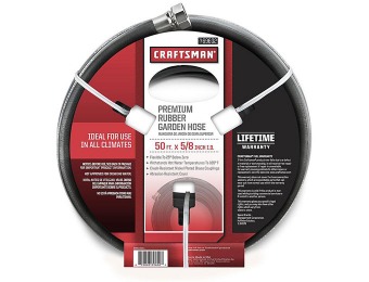 $15 off Craftsman All Rubber Garden Hose 5/8 In. x 50 Ft.