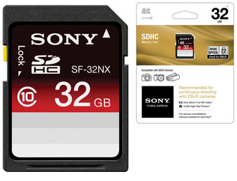 $50 Off Sony 32GB SDHC Memory Card Class 10