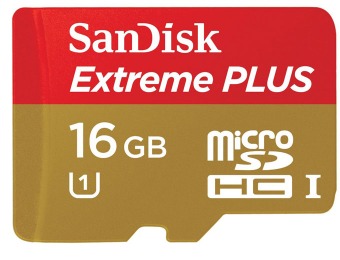 $37 off SanDisk Extreme 16GB microSDHC Memory Card