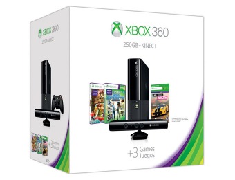 25% off Xbox 360 250GB Kinect Holiday Bundle