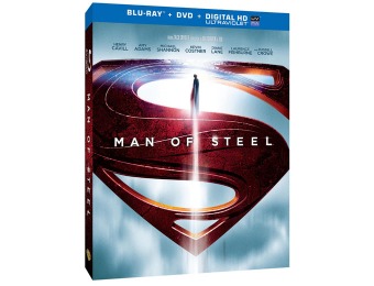 $17 off Man of Steel (Blu-ray + DVD + Digital HD)