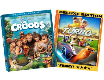58% off Croods & Turbo 3D Blu-ray Bundle