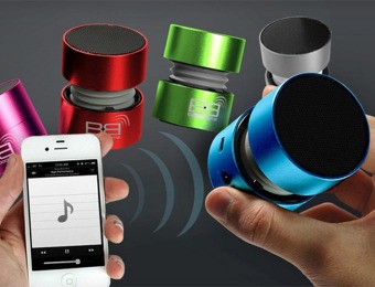 $100 off BassBoomz Portable Bluetooth Speaker, 8 Colors
