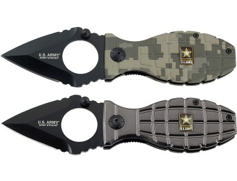 43% off US Army Detonator Pocket Knives, 4 Colors