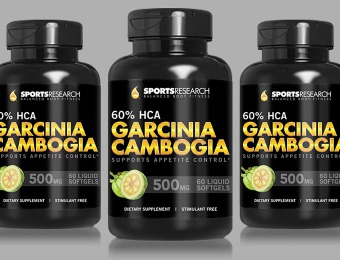 $30 off Sports Research Pure Garcinia Cambogia with 60% HCA