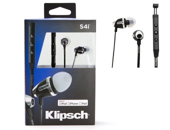 50% off Klipsch S4i Image Earset Headphones
