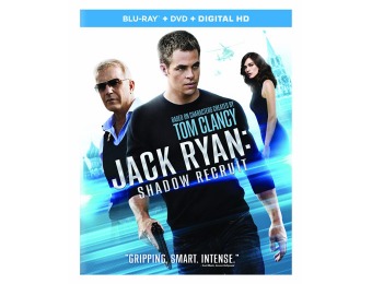 $20 off Jack Ryan: Shadow Recruit (Blu-ray + DVD Combo) Pre-order