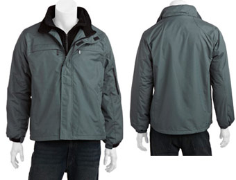 76% Off Big Men's Ripstop Jacket w/ Fleece Lining, 3 Colors