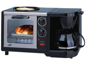 45% off 3 in 1 Breakfast Maker: Toaster, Coffee Maker & Frying Pan