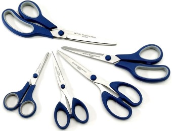 53% off ExcelSteel 5-Piece All Purpose Scissors