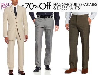 Up To 70% off Haggar Suit Separates & Dress Pants