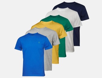 $21 off Ralph Lauren Men's Pony Logo T-Shirt, 6 Colors