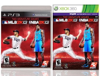 $55 off 2K Sports' NBA 2K13 and MLB 2K13 Combo - Xbox 360 or PS3