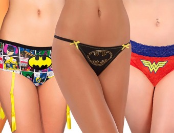 $7 off Women's Undergirl DC Comics Panty Sets, Multiple Styles