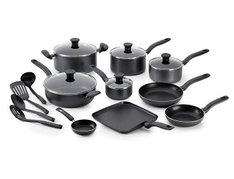 $60 off T-fal Initiatives 18-Piece Nonstick Cookware Set