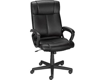 60% off Staples Turcotte Luxura High Back Managers Chair, Black