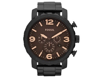 32% off Fossil JR1356 Nate Stainless Steel Watch