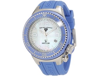 $825 Swiss Legend Neptune Mother-Of-Pearl Dial Watch