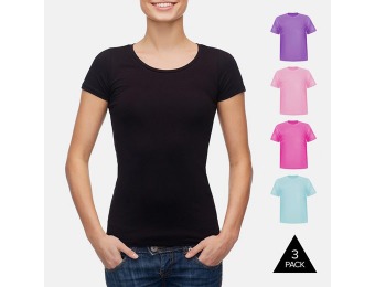 $39 off 3-Pack Women's Crew Neck T-Shirts
