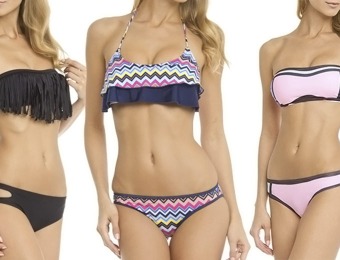 75% off Capri Swimwear Bikinis in Assorted Styles and Prints