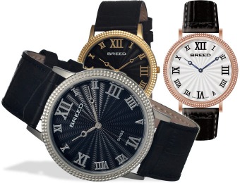 $745 off Breed George Ultra-Slim Swiss Quartz Men's Watch